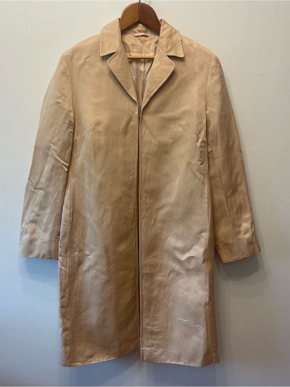 Principles Linen Blend Trench Jacket/Duster UK 14 US 10 M
